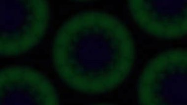 Psikedelik Kaleydoskop Patlaması simetrik kaleydoskop şekilleri patlıyor ve canlı renklerle beatendly döngülerde şekil değiştiriyor