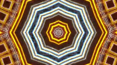 Psychedelic Kaleidoscope Burst Symmetric kaleidoscope shapes bursting and morphing with vibrant colors on beatfriendly loops