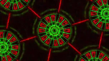 Psychedelic Kaleidoscope Burst Symmetric kaleidoscope shapes bursting and morphing with vibrant colors on beatfriendly loops