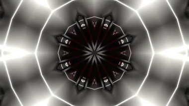 Psychedelic Kaleidoscope Burst Symmetric kaleidoscope shapes bursting and morphing with vibrant colors on beatfriendly loops