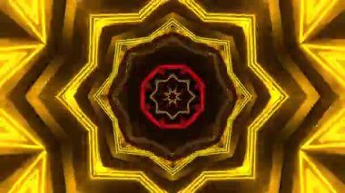 Psychedelic Kaleidoscope Burst Symmetric kaleidoscope shapes bursting and morphing with vibrant colors on beatfriendly loops