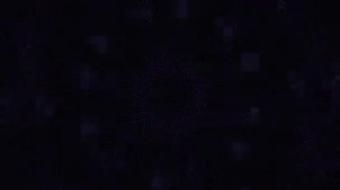 Psikedelik Kaleydoskop Patlaması simetrik kaleydoskop şekilleri patlıyor ve canlı renklerle beatendly döngülerde şekil değiştiriyor