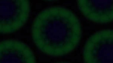 Psikedelik Kaleydoskop Patlaması simetrik kaleydoskop şekilleri patlıyor ve canlı renklerle beatendly döngülerde şekil değiştiriyor