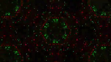 Psikedelik Kaleydoskop Patlaması simetrik kaleydoskop şekilleri patlıyor ve canlı renklerle beatendly döngülerde şekil değiştiriyor