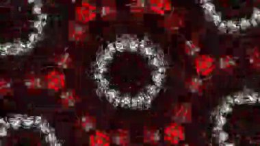 Psychedelic Kaleidoscope Burst Symmetric kaleidoscope shapes bursting and morphing with vibrant colors on beatfriendly loops