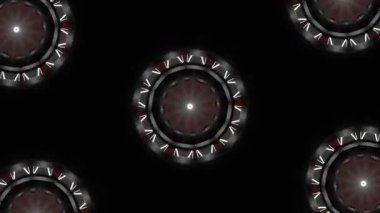 Psikedelik Kaleydoskop Patlaması simetrik kaleydoskop şekilleri patlıyor ve canlı renklerle beatendly döngülerde şekil değiştiriyor