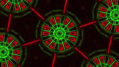 Psychedelic Kaleidoscope Burst Symmetric kaleidoscope shapes bursting and morphing with vibrant colors on beatfriendly loops