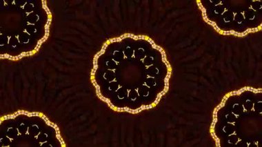 Psikedelik Kaleydoskop Patlaması simetrik kaleydoskop şekilleri patlıyor ve canlı renklerle beatendly döngülerde şekil değiştiriyor