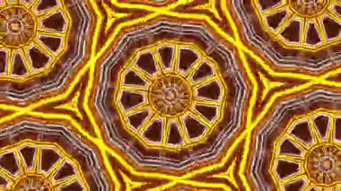 Psikedelik Kaleydoskop Patlaması simetrik kaleydoskop şekilleri patlıyor ve canlı renklerle beatendly döngülerde şekil değiştiriyor