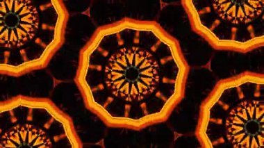 Psychedelic Kaleidoscope Burst Symmetric kaleidoscope shapes bursting and morphing with vibrant colors on beatfriendly loops