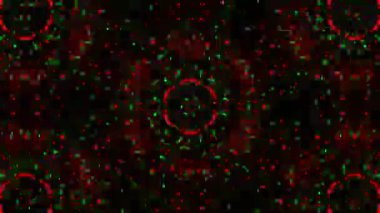 Psikedelik Kaleydoskop Patlaması simetrik kaleydoskop şekilleri patlıyor ve canlı renklerle beatendly döngülerde şekil değiştiriyor