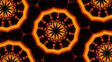 Psychedelic Kaleidoscope Burst Symmetric kaleidoscope shapes bursting and morphing with vibrant colors on beatfriendly loops