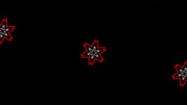 Psikedelik Kaleydoskop Patlaması simetrik kaleydoskop şekilleri patlıyor ve canlı renklerle beatendly döngülerde şekil değiştiriyor