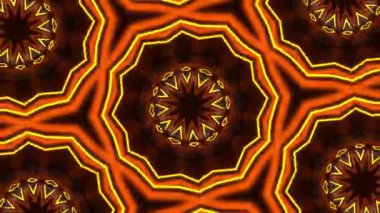 Psychedelic Kaleidoscope Burst Symmetric kaleidoscope shapes bursting and morphing with vibrant colors on beatfriendly loops