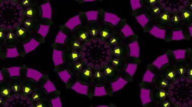 Psychedelic Kaleidoscope Burst Symmetric kaleidoscope shapes bursting and morphing with vibrant colors on beatfriendly loops