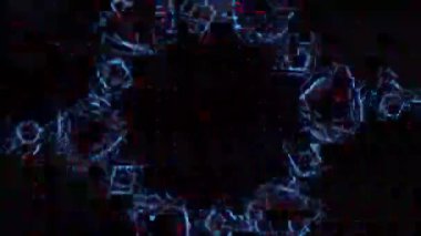 Psychedelic Kaleidoscope Burst Symmetric kaleidoscope shapes bursting and morphing with vibrant colors on beatfriendly loops