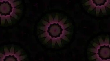 Psychedelic Kaleidoscope Burst Symmetric kaleidoscope shapes bursting and morphing with vibrant colors on beatfriendly loops
