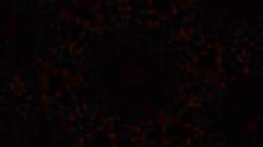 Psikedelik Kaleydoskop Patlaması simetrik kaleydoskop şekilleri patlıyor ve canlı renklerle beatendly döngülerde şekil değiştiriyor