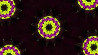 Psychedelic Kaleidoscope Burst Symmetric kaleidoscope shapes bursting and morphing with vibrant colors on beatfriendly loops