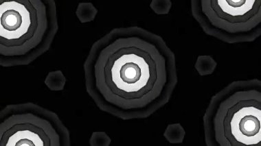 Psikedelik Kaleydoskop Patlaması simetrik kaleydoskop şekilleri patlıyor ve canlı renklerle beatendly döngülerde şekil değiştiriyor