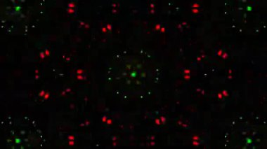 Psikedelik Kaleydoskop Patlaması simetrik kaleydoskop şekilleri patlıyor ve canlı renklerle beatendly döngülerde şekil değiştiriyor