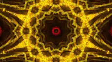 Psychedelic Kaleidoscope Burst Symmetric kaleidoscope shapes bursting and morphing with vibrant colors on beatfriendly loops