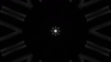 Psikedelik Kaleydoskop Patlaması simetrik kaleydoskop şekilleri patlıyor ve canlı renklerle beatendly döngülerde şekil değiştiriyor