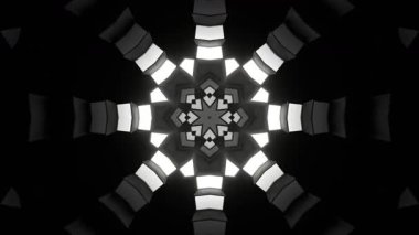 fantezi kaotik renkli fraktal desen. Soyut fraktal şekiller. 3d resimleme arkaplanı veya duvar kağıdı oluşturuluyor.