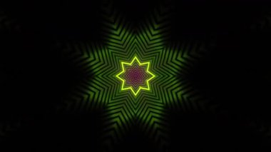 Soyut kaleydoskop ışıkları arka plan. Eşsiz bir kaleydoskop geçmişi var. Benzersiz kaleydoskop dokusu.