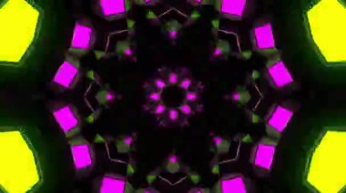 fantezi kaotik renkli fraktal desen. Soyut fraktal şekiller. 3d resimleme arkaplanı veya duvar kağıdı oluşturuluyor