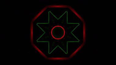 Işıkların ve yıldızların soyut arkaplanı