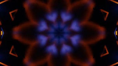 Fütürist mercek patlaması. Parlayan ışık yıldızı