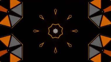 Resimsel bereketli fraktal desen resmi soyut arkaplan