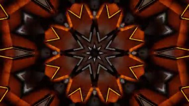 Işık efektli soyut fraktal arkaplan