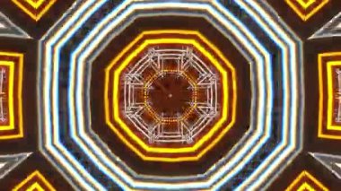 Işık efektli soyut fraktal arkaplan