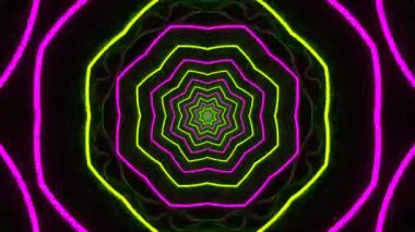 Işık efektli soyut fraktal arkaplan