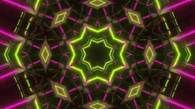 Işık efektli soyut fraktal arkaplan