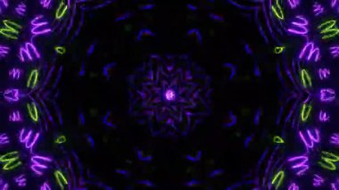 Işık efektli soyut fraktal arkaplan