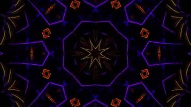 Işık efektli soyut fraktal arkaplan