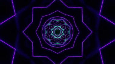 Işık efektli soyut fraktal arkaplan