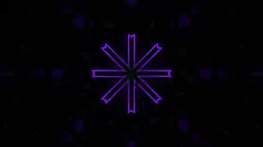 Işık efektli soyut fraktal arkaplan