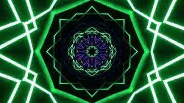 Işık efektli soyut fraktal arkaplan