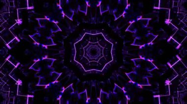 Işık efektli soyut fraktal arkaplan