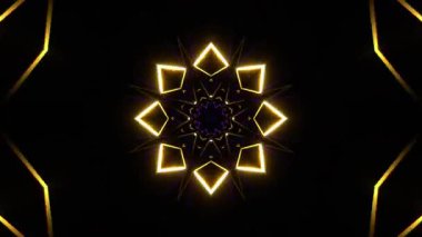 Işık efektli soyut fraktal arkaplan