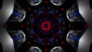 Işık efektli soyut fraktal arkaplan