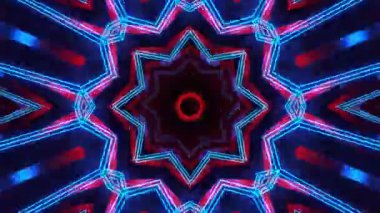 Işık efektli soyut fraktal arkaplan