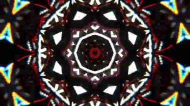 Işık efektli soyut fraktal arkaplan