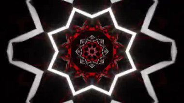 Işık efektli soyut fraktal arkaplan