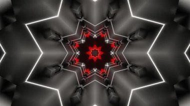 Işık efektli soyut fraktal arkaplan