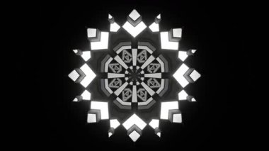 Işık efektli soyut fraktal arkaplan